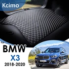 Кожаные автомобильные коврики Kcimo для багажника BMW X3 G01, аксессуары, Задняя подкладка для груза, коврик для багажника, автомобильный коврик, коврик для пола 2021 2020 2019 2018