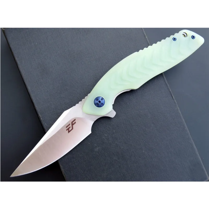 

EF923 Folding Knife D2 Steel G10 Handle Camping Survival and Defense Military Tactical Knife Hunting EDC Tool Pocket Portable