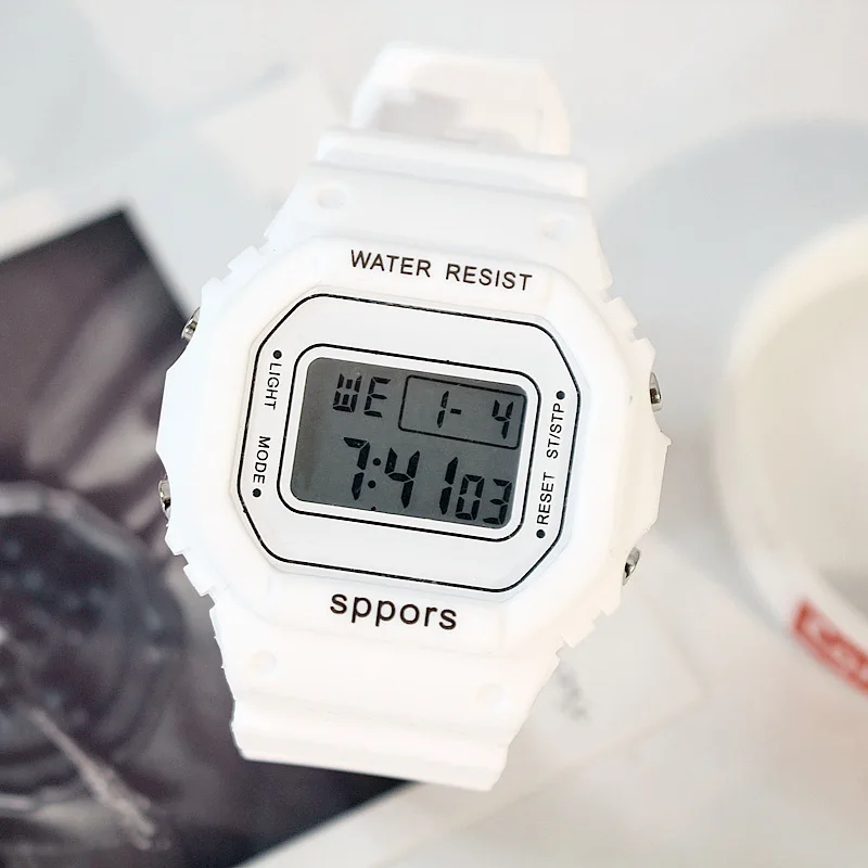 Женские часы спортивные для девочек простые модные детские студенческие
