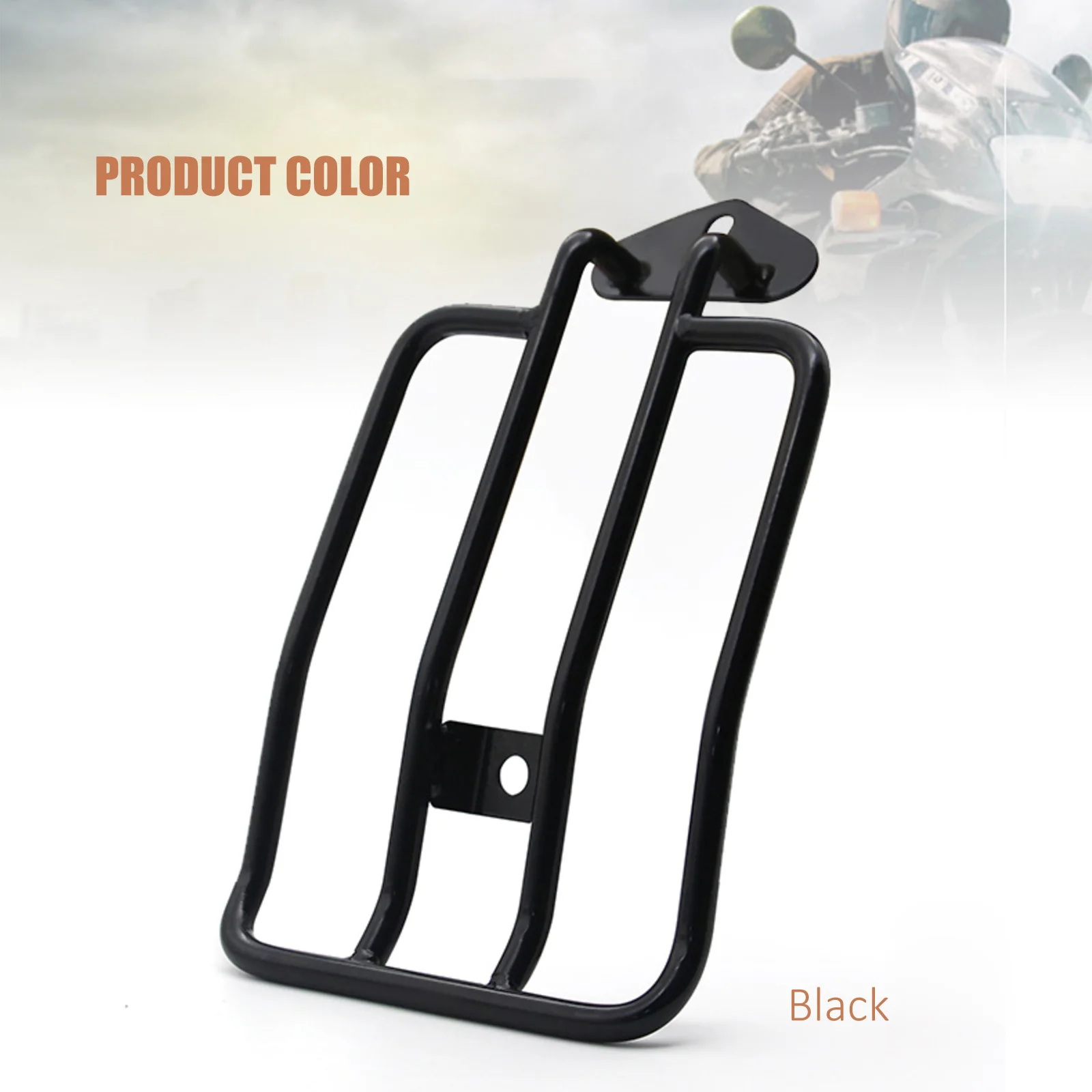 

new Motorcycle Luggage Rack Waterproof Motorcycle Tail Rack Black Motorcycle Single Rear Luggage Rack Support Frame Appliance