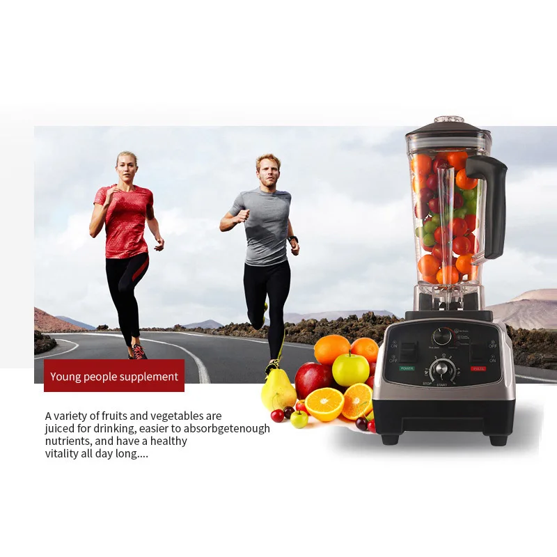 Не содержит Бисфенол А 1650 Вт Сверхмощный коммерческий блендер профессиональный