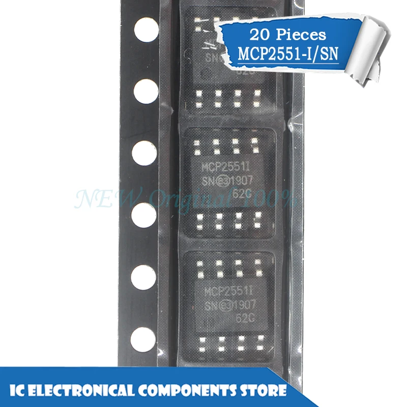 

New original MCP2551-I/SN MCP2551 MCP2551I SOP-8 20PCS/LOT