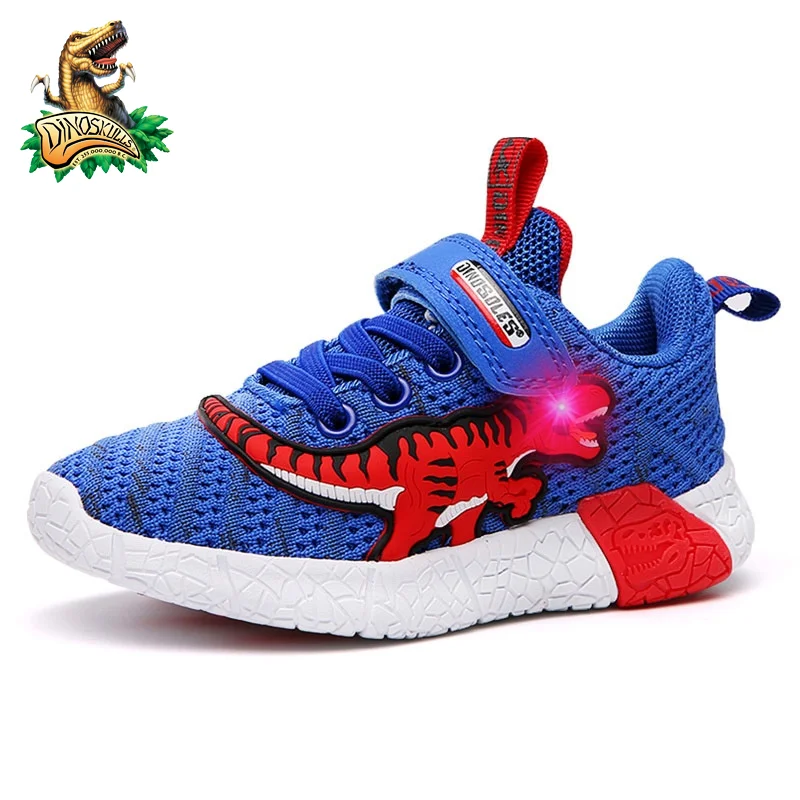 DINOSKULLS 2021 детская обувь для тенниса светящиеся 3 кроссовки мальчиков T rex 5 дети Led