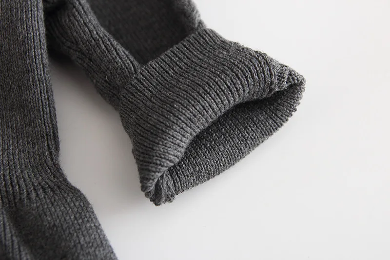 Детское трикотажное платье в рубчик с длинным рукавом | Детская одежда и обувь