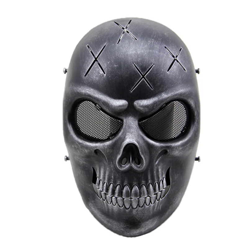 

Spectre Skull Ghost Airsoft Paintball Masks Tactical Full Face Mask Mesh Hunting Military CS Wargame Scary Horror Halloween Mask