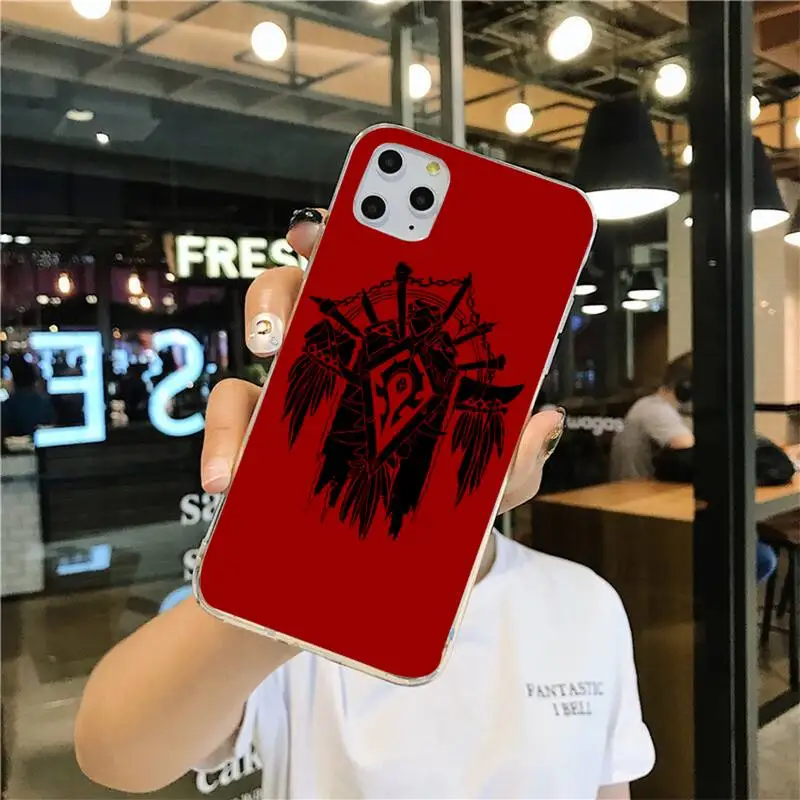 

WOW World of Warcraft horde Phone Case For iphone 12 11 Pro Max Mini XS Max 8 7 6 6S Plus X 5S SE 2020 XR Silicone Soft Cover