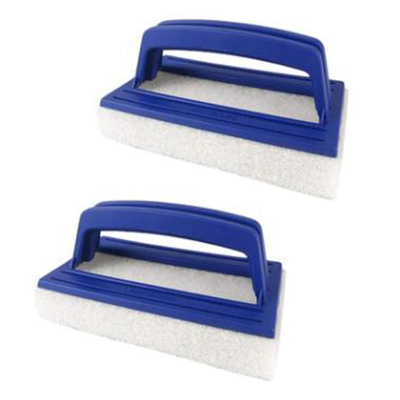 

Handle Pool Wall Scrubbing Tool Portable Sponge Cleaning Brushes Hot Scum Sink Swimming Pool Waterline Scrubber