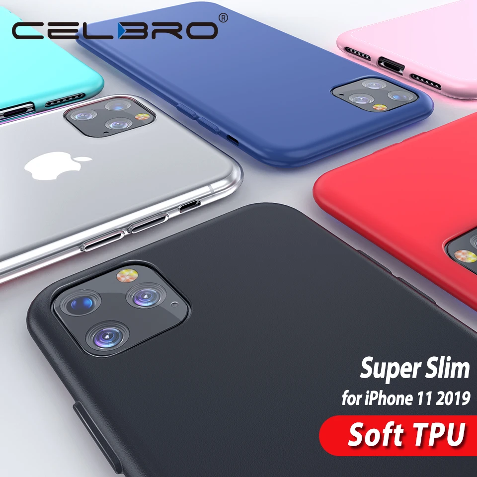 Силиконовый чехол для iPhone 11 pro max мягкий силиконовый телефона 2019 чехол|Бамперы| |