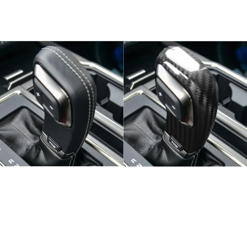 

Fit For Ford F150 Raptor 2017-2018 Real Carbon Fiber Gear Shift Gear Head Car Modification Parts