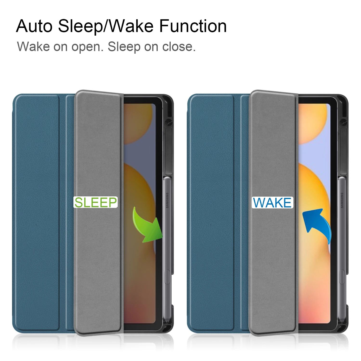 Из искусственной кожи (полиуретан) с откидной крышкой функцией подставки для