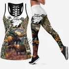 Майка женская с 3D принтом лосят, пикантный ажурный топ для девушек, Модная молодежная одежда, оверсайз