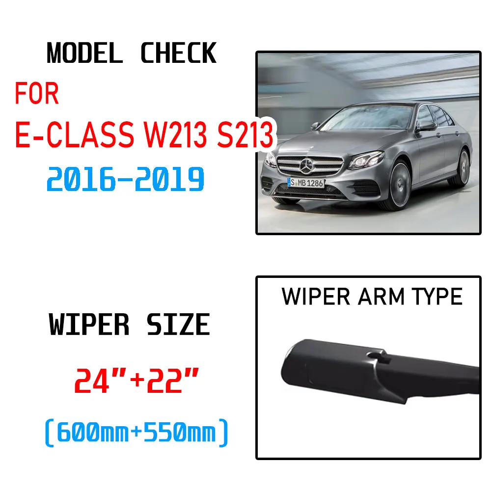 Щетки стеклоочистителя для Mercedes Benz E Class W213 S213 2016 2017 2018 2019|Стеклоочистители| |