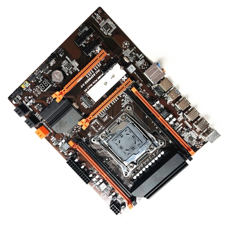 

2011 V3 Computer Motherboard X99 ECC SATA 3.0 with M.2 NVME SSD USB 3.0 DDR4 Memory Supports 2678V3cpu