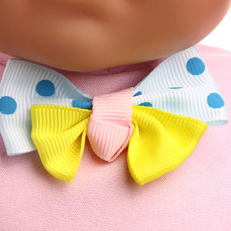 Однотонный топ + цветная юбка/брюки маленький цветочный для 18 дюймовой