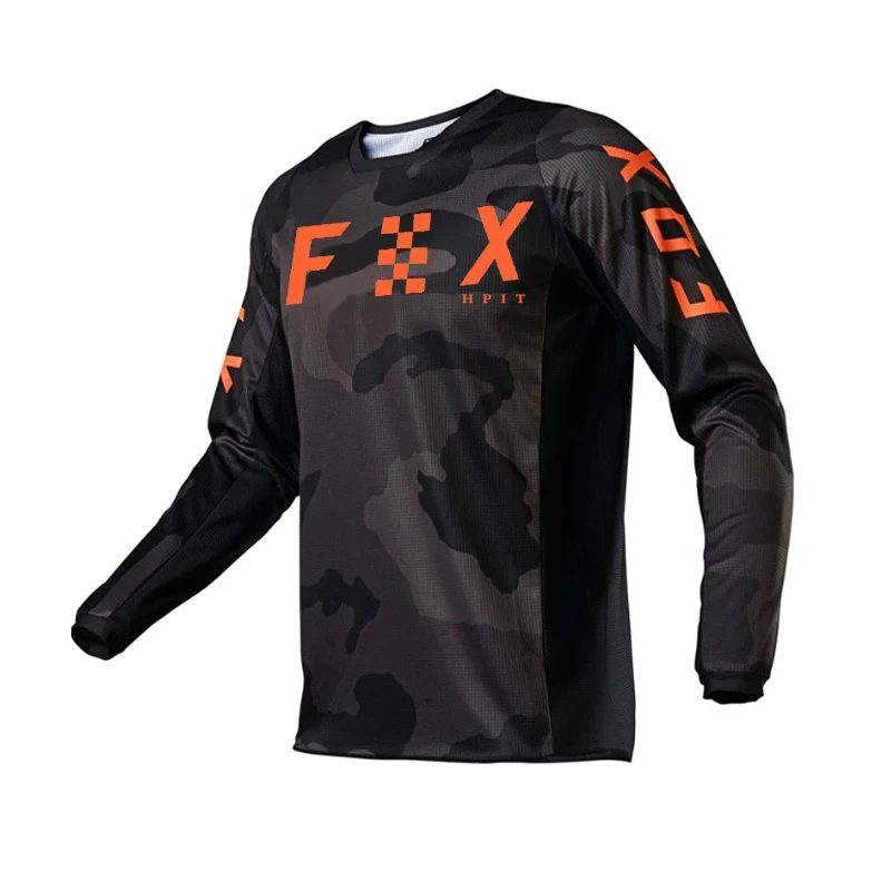 Motocykl гребец Górski Drużyna Koszulka Zjazdowa MTB Offroad DH FXR Rowerowa Koszula Lokomotywa беговые Góra Hpit лиса