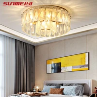modern led ceiling lights for bedroom living room crystal ceiling lamp kitchen deco lighting fixture nordic luminaire plafonnier