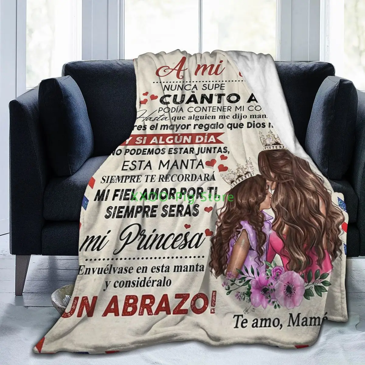 

A Flannel Blanket To My Daughter Message Letter Quilt Blanket Print Home Textiles Bed Sofa Express Love Blanket Bedding