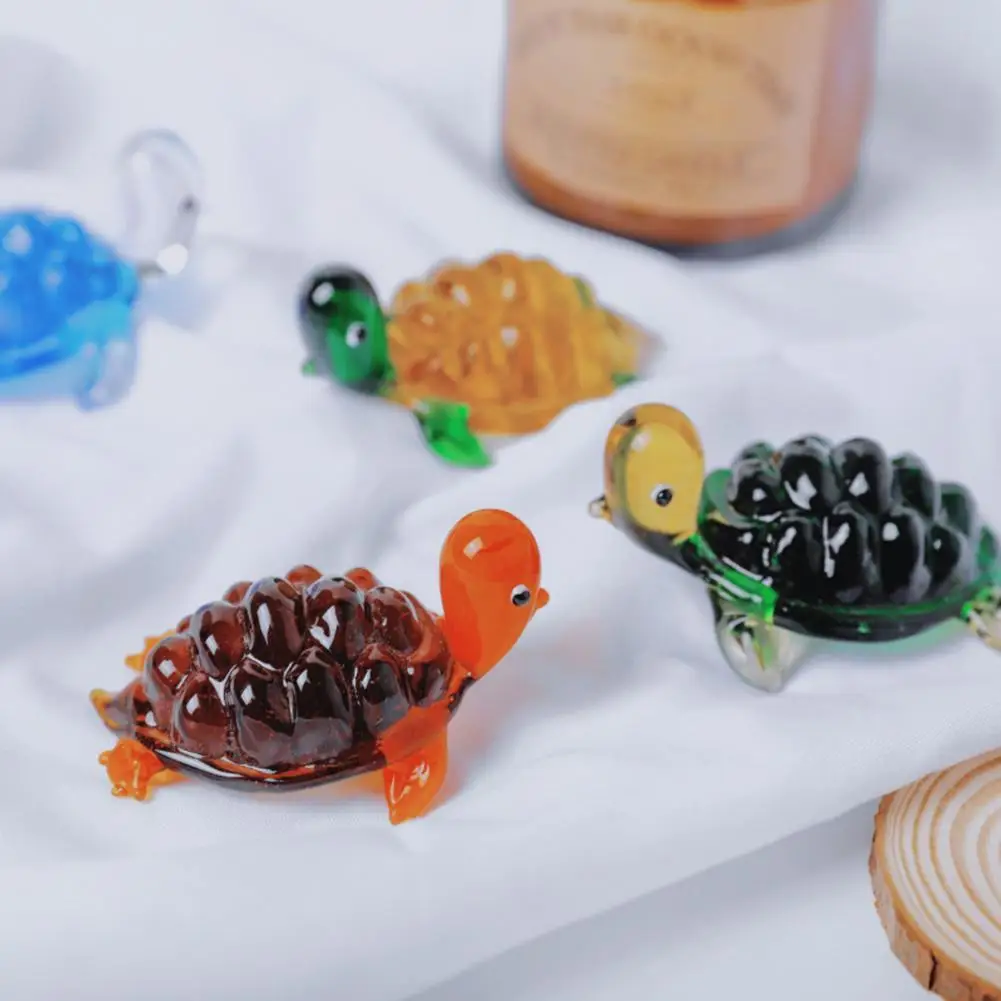 

Turtle Decor Practical Colorful Cute Miniature Turtle Decor Multi-color Delicate Turtle Ornament