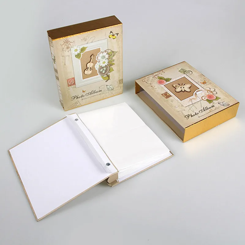 4D Large 6-inch Intert Photo Album 200 Pages Scrapbook Paper Baby Family Albums Wedding Foto Scrapbooking | Дом и сад