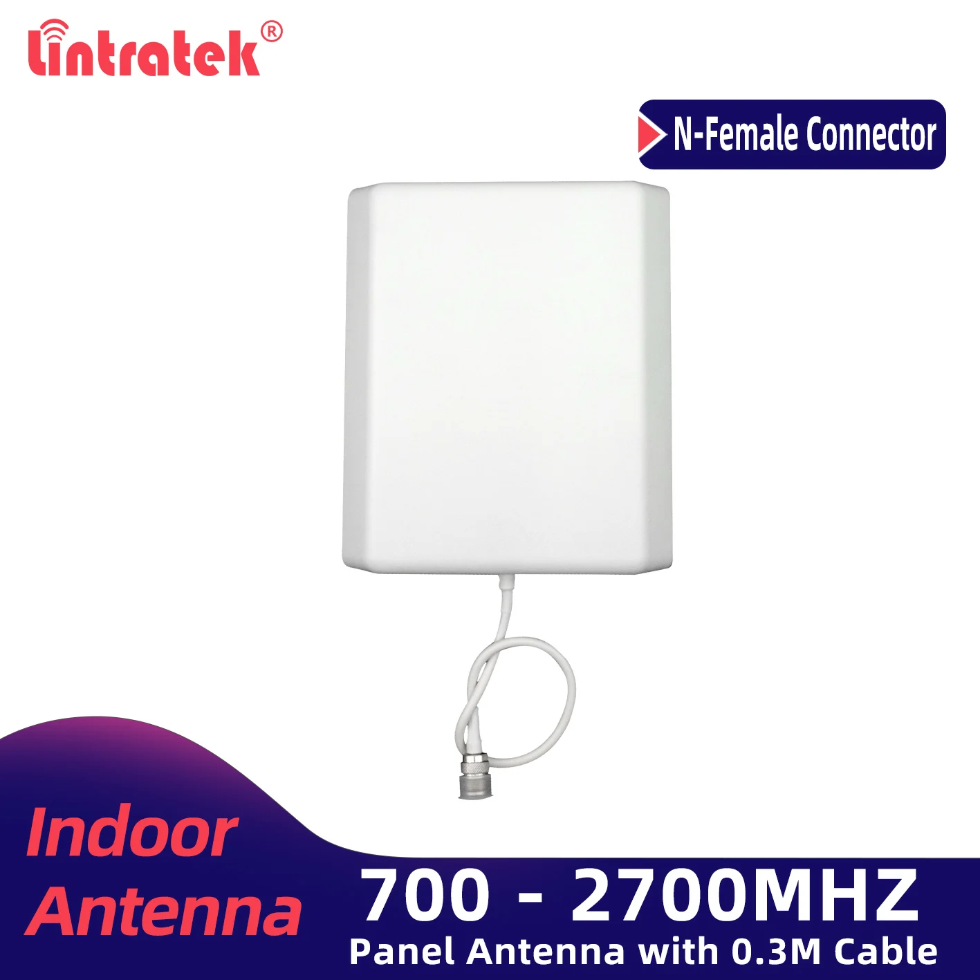 Комнатная панельная антенна 700-2700 МГц 2G 3G 4G комнатная для GSM WCDMA CDMA DCS PCS LTE 2600