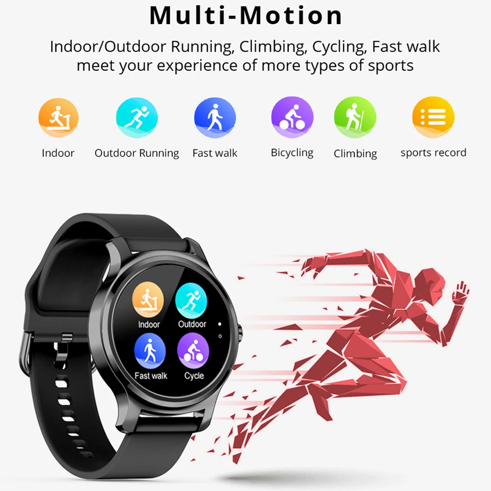 Смарт часы Makibes R2 для мужчин фитнес трекер умные напоминание о звонке Instagram Bluetooth