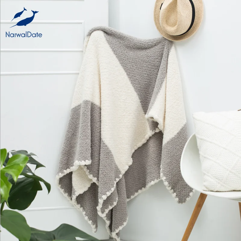 

Soft Thicken Plush Blankets and Throws Home Sofa Bed Plane Pile130x160cm Autumn Fall Blanket Wholesale Dropshipping Center