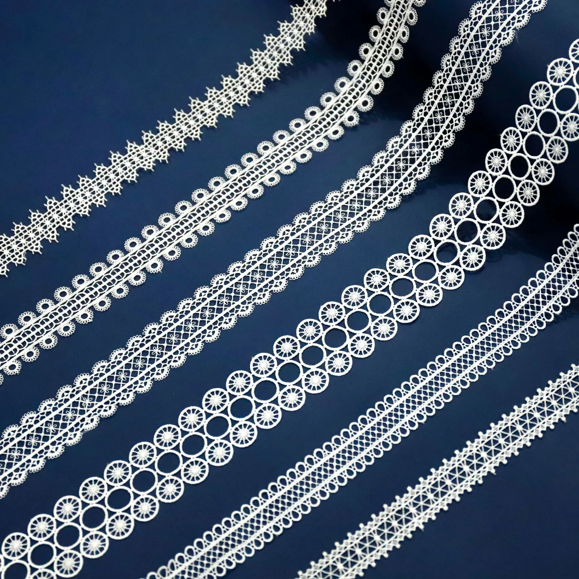 

Вырезанные фотообои отделка тонкая молочная шелковая DIY Украшение кружева 4 см кружевная отделка