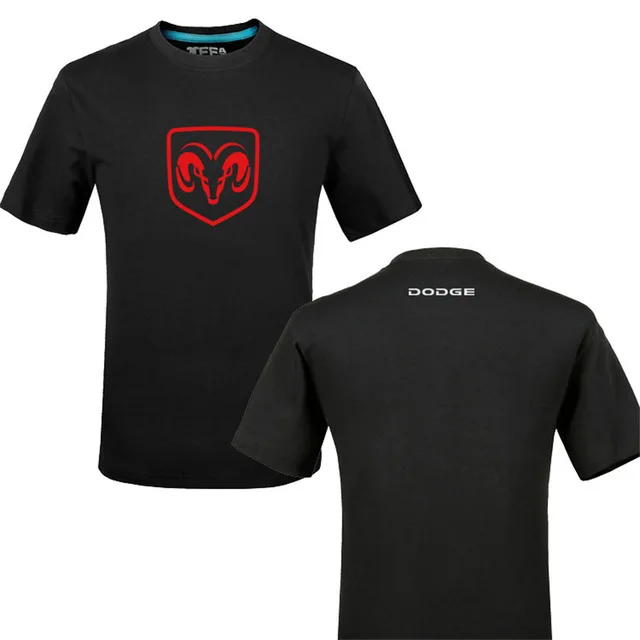 Креативный дизайн для Dodge logo t shirt однотонная хлопковая футболка мужские Новые