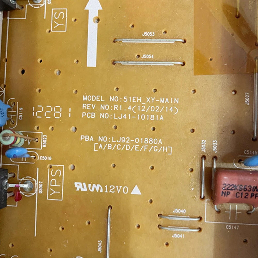Y board 51EH_XY_MAIN LJ41-10181A LJ92-01880A Y-MAIN Board For Plasma TV PS51E450A1R PS51E490B2R PS51E450 PS51E490 Y-SUS Board