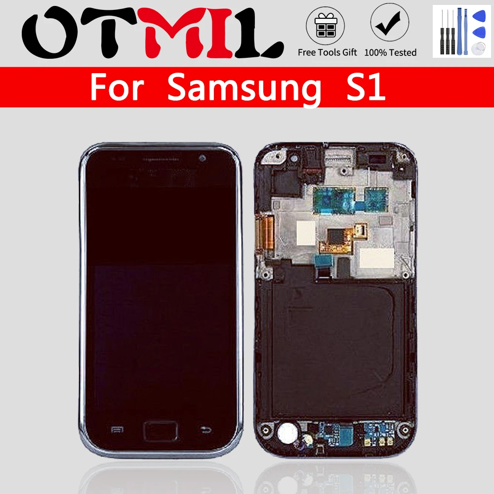 ЖК дисплей 4 0 дюймов OTMIL Super AMOLED для Samsung Galaxy S1 I9000 сенсорный экран с дигитайзером в