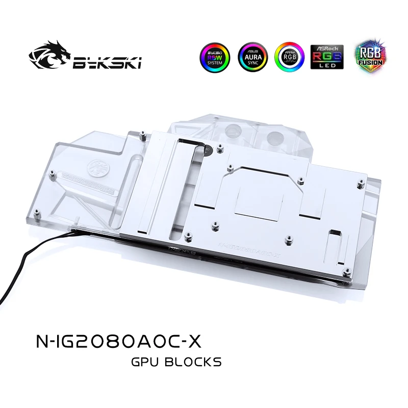 Bykski водяного охлаждения блока для Красочные игровая видеокарта Geforce RTX 2080 2070 2060