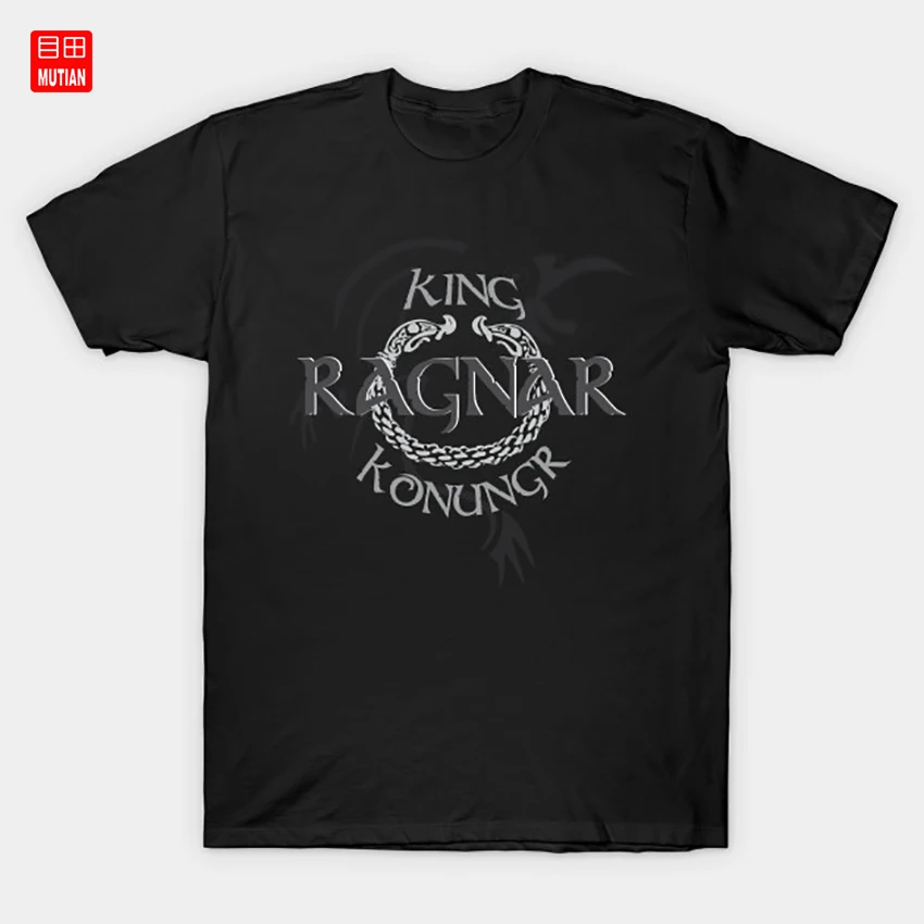 King Ragnar Lothbrok футболка Floki Vikings Viking норвежский король Лагерта история канал|Мужские
