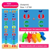 kids jumping carpet baby jump lattice kindergarten team game pad early childhood fun toys child indoor outdoor sports toys