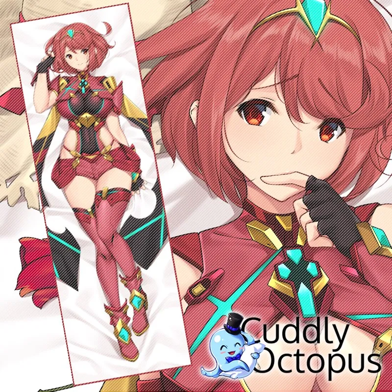 

Anime Xenoblade Chronicles 2 Pyra Dakimakura Hugging Body 2WAY Pillow Case Cover Pillowcase Cushion Bedding Xmas Gifts Cud