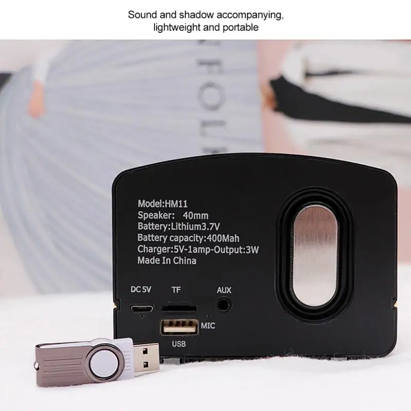 Портативная Bluetooth Колонка в стиле ретро беспроводной сабвуфер поддержка FM радио