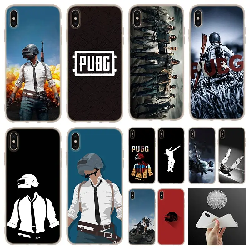 Чехол для iphone 11Pro gane pubg мягкие силиконовые чехлы телефонов iPhone 11 Pro 7 8 Plus XR XS Max 4 5 5S SE