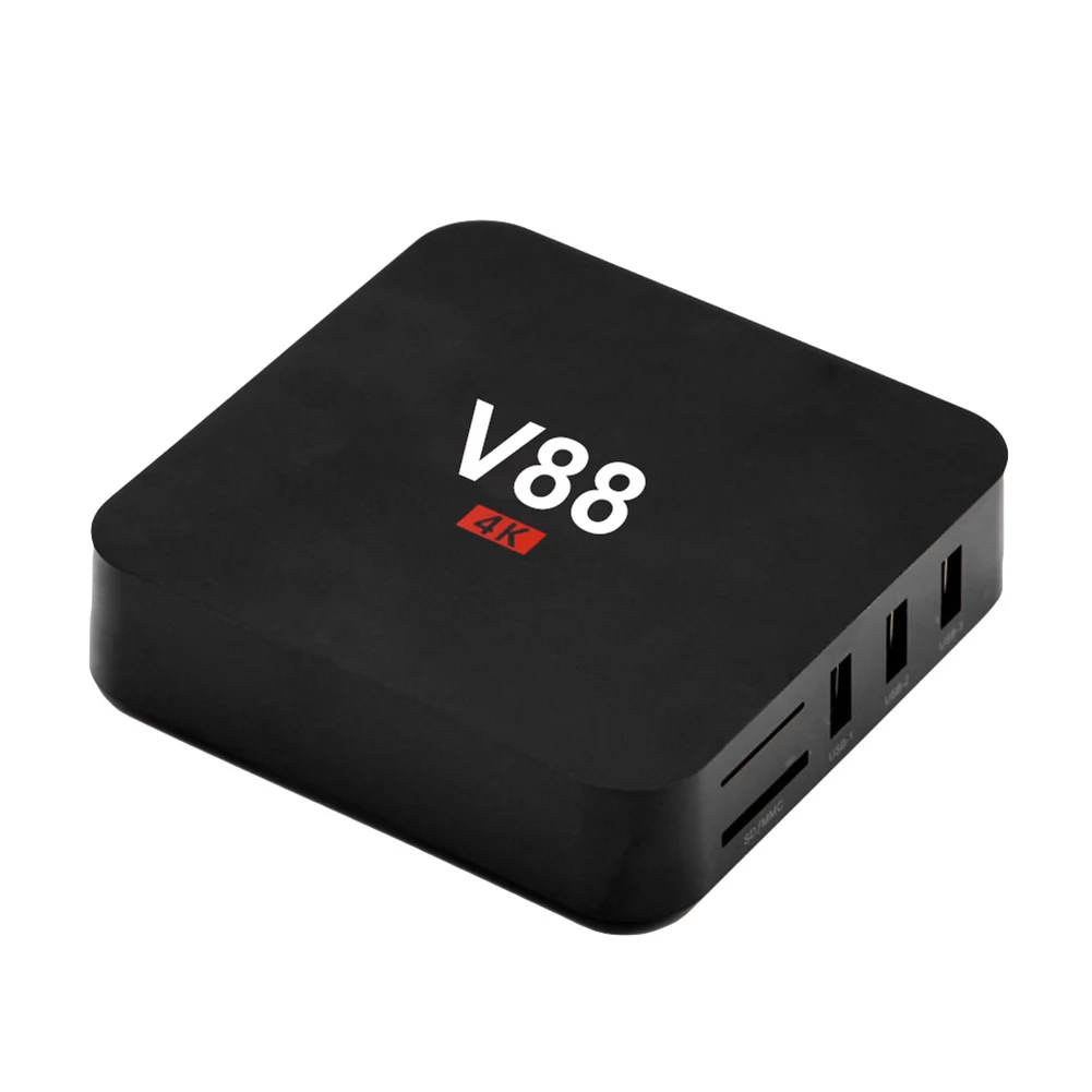 Горячая Распродажа Смарт ТВ коробка 4K 4 ядра 1 + 8 Гб HD WiFi Декодер каналов