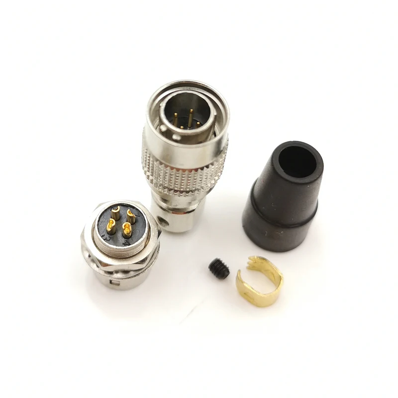 Hirose разъем 4-контактный штекер и гнездо HR10A-7 P-4 P/HR10A-7R-4S, Zoom F8 записывающее оборудование камера разъем питания