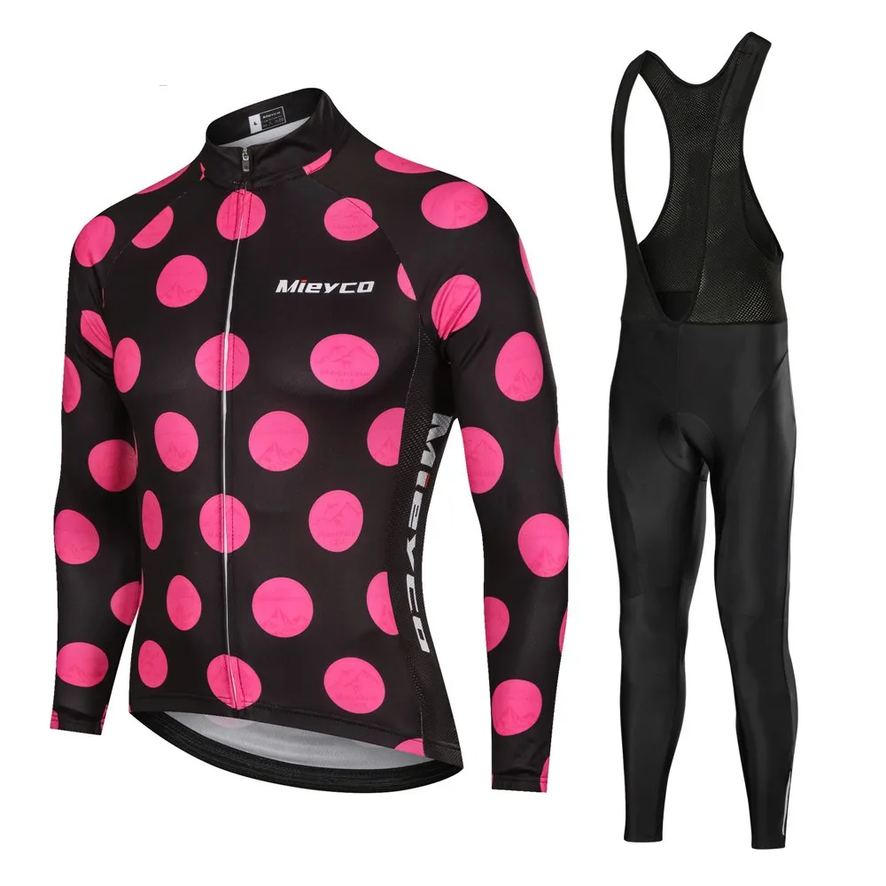 

Mieyco Pro Велоспорт Джерси с длинным рукавом и брюки комплект велосипедная Одежда Майо Ropa Ciclismo быстросохнущая гоночная рубашка