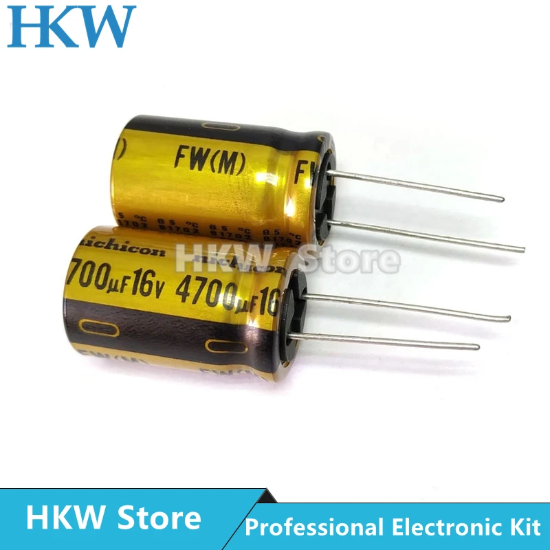 Nichicon 470uf 4700uf 10v 16v 25v Série Capacitores Eletrolíticos Capacitor de Áudio Hi-fi 510 Peças