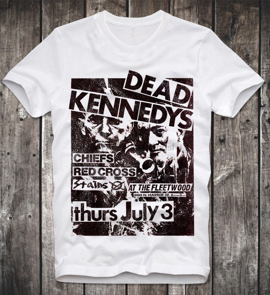 Футболка Dead Kennedys панк Рок праздник Камбоджа живой Тур ретро Винтаж Белый 100%
