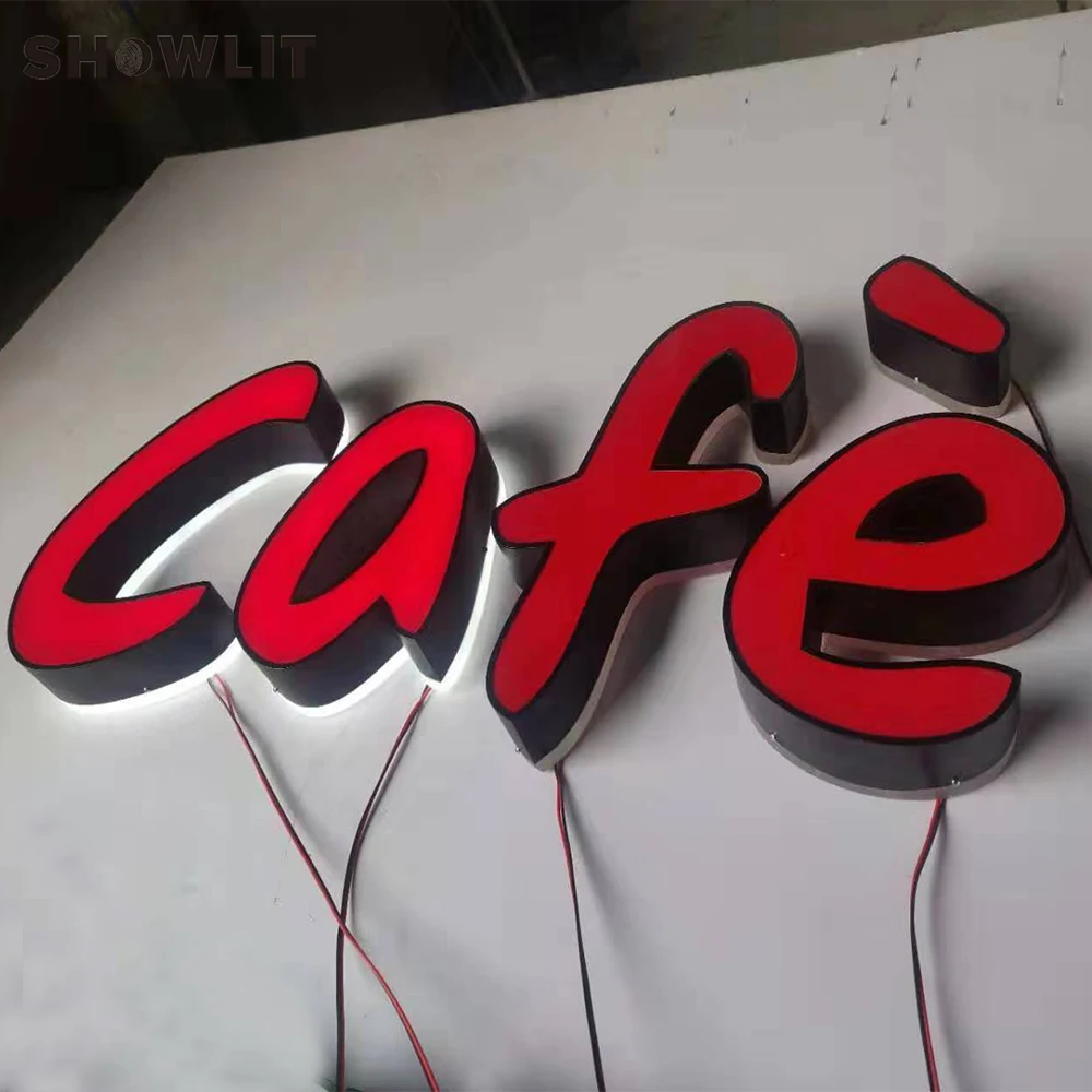 Led Backlit Channel Letter Sign Red Color Lighting Letters | Обустройство дома