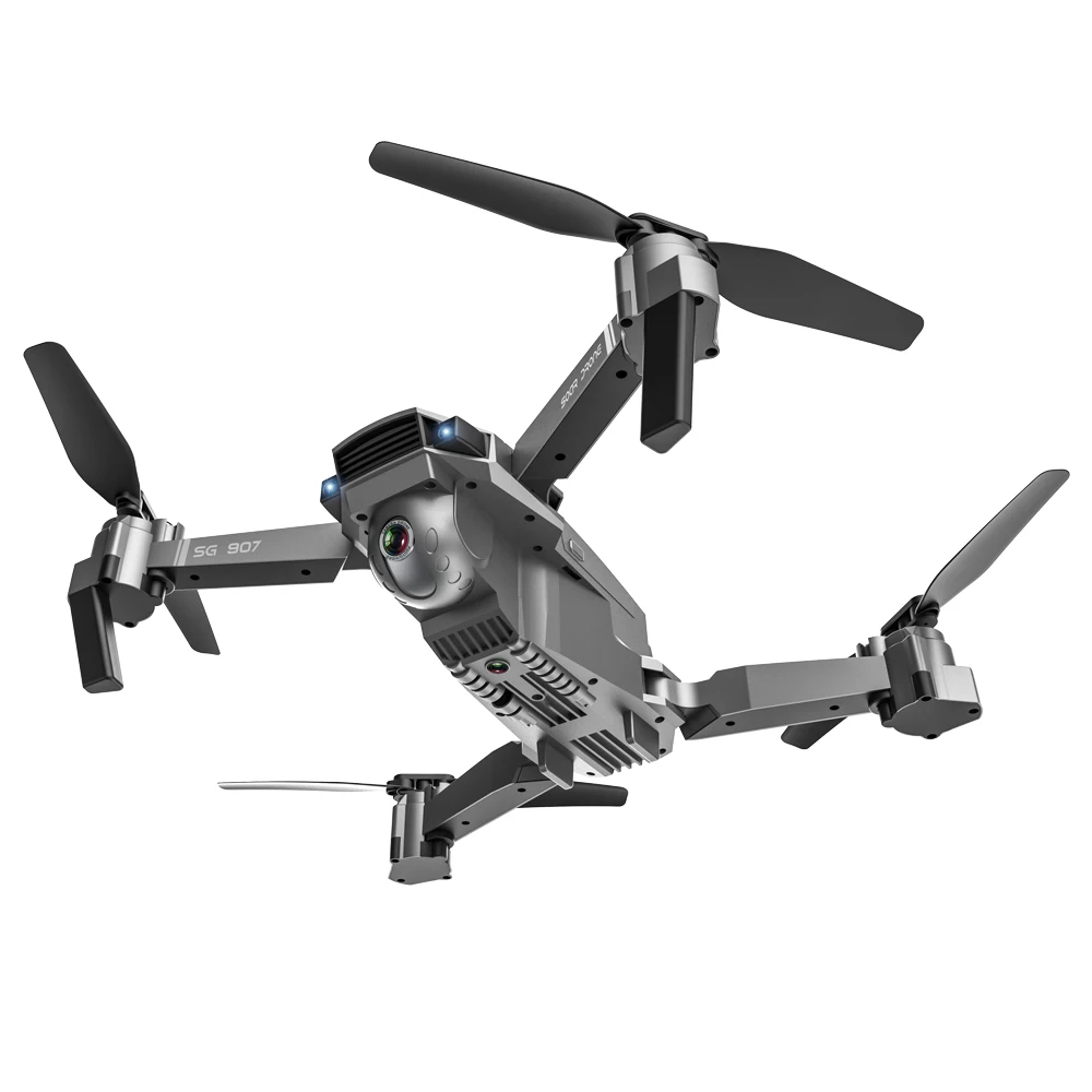 SG907 GPS Дрон 4K HD Регулировка двойная камера Профессиональный 50X зум широкоугольный