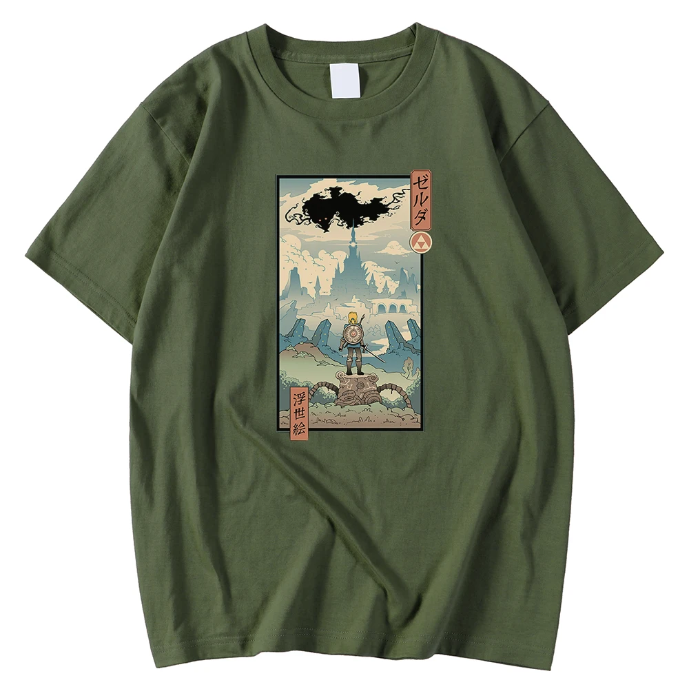 

Футболка с круглым вырезом и цветочным узором для мужчин футболки больших размеров Ukiyoe японский культура одежда с модным принтом; Футболка ...