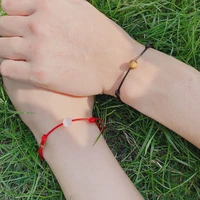 meetvii cat%e2%80%98s%e2%80%99 eye stone opal natural stone bead bracelet red string braiding couple bracelets for men women wish jewelry