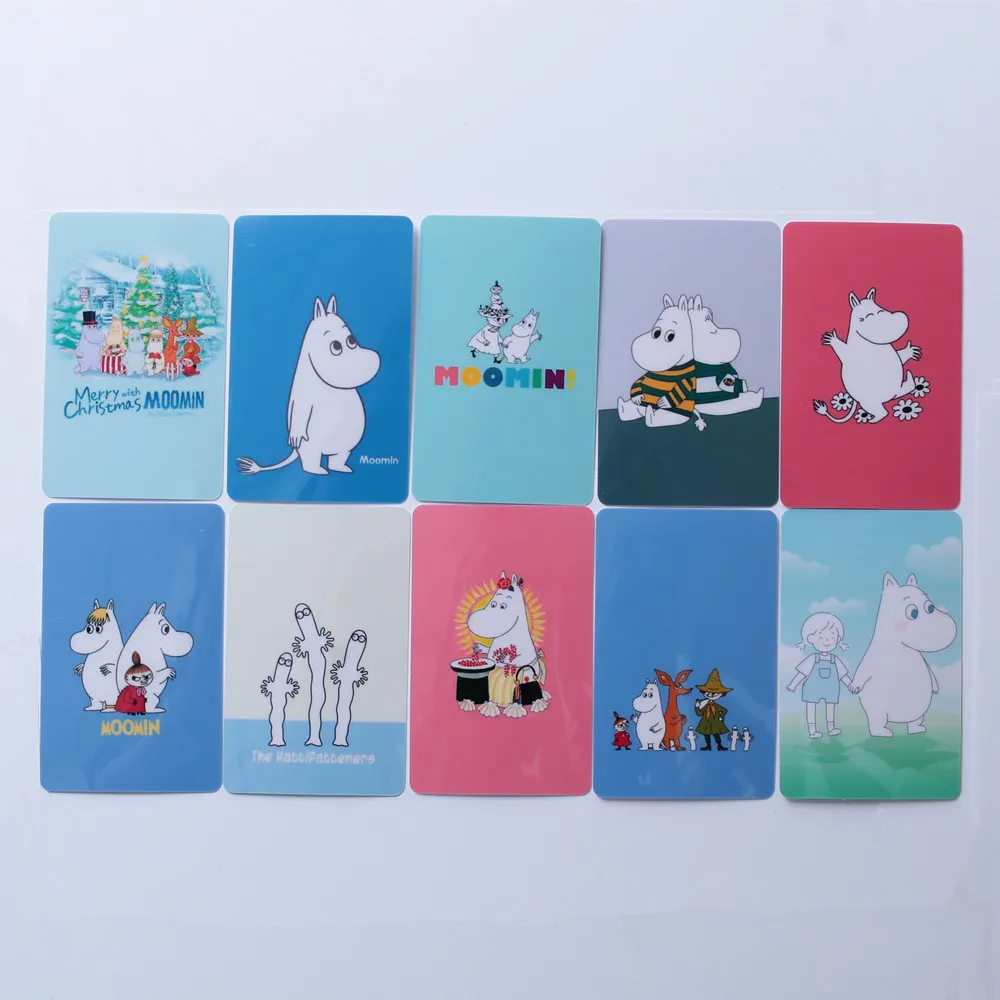 Moomin Muuminpeikko Новая модная карточная наклейка игрушка Наклейка Малыш Муми мультяшная наклейка милый финский персонаж наклейка для телефона