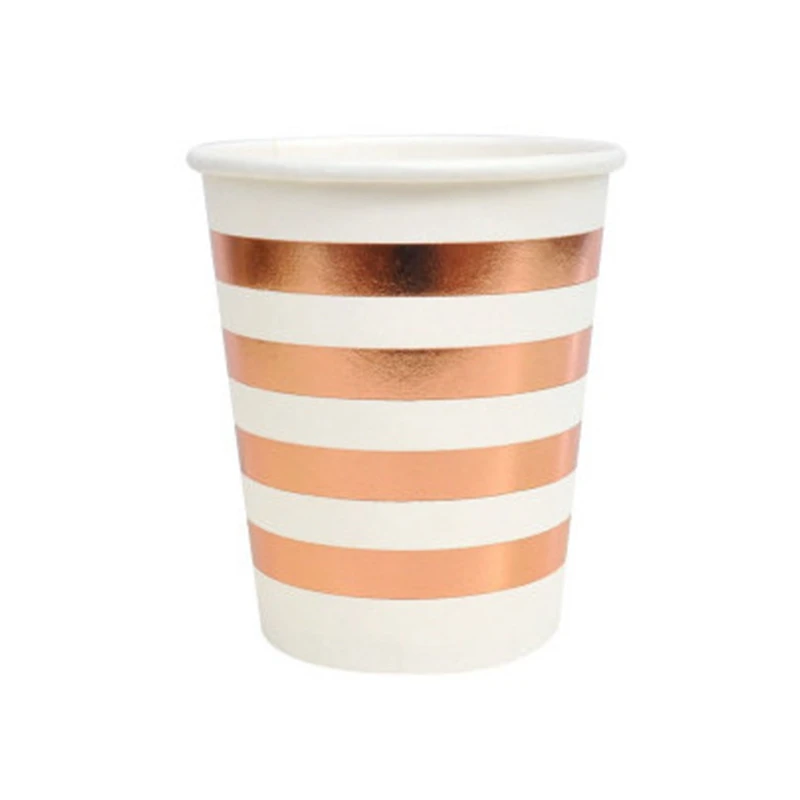 Одноразовые салфетки для бумажных стаканчиков набор дисков из розового золота