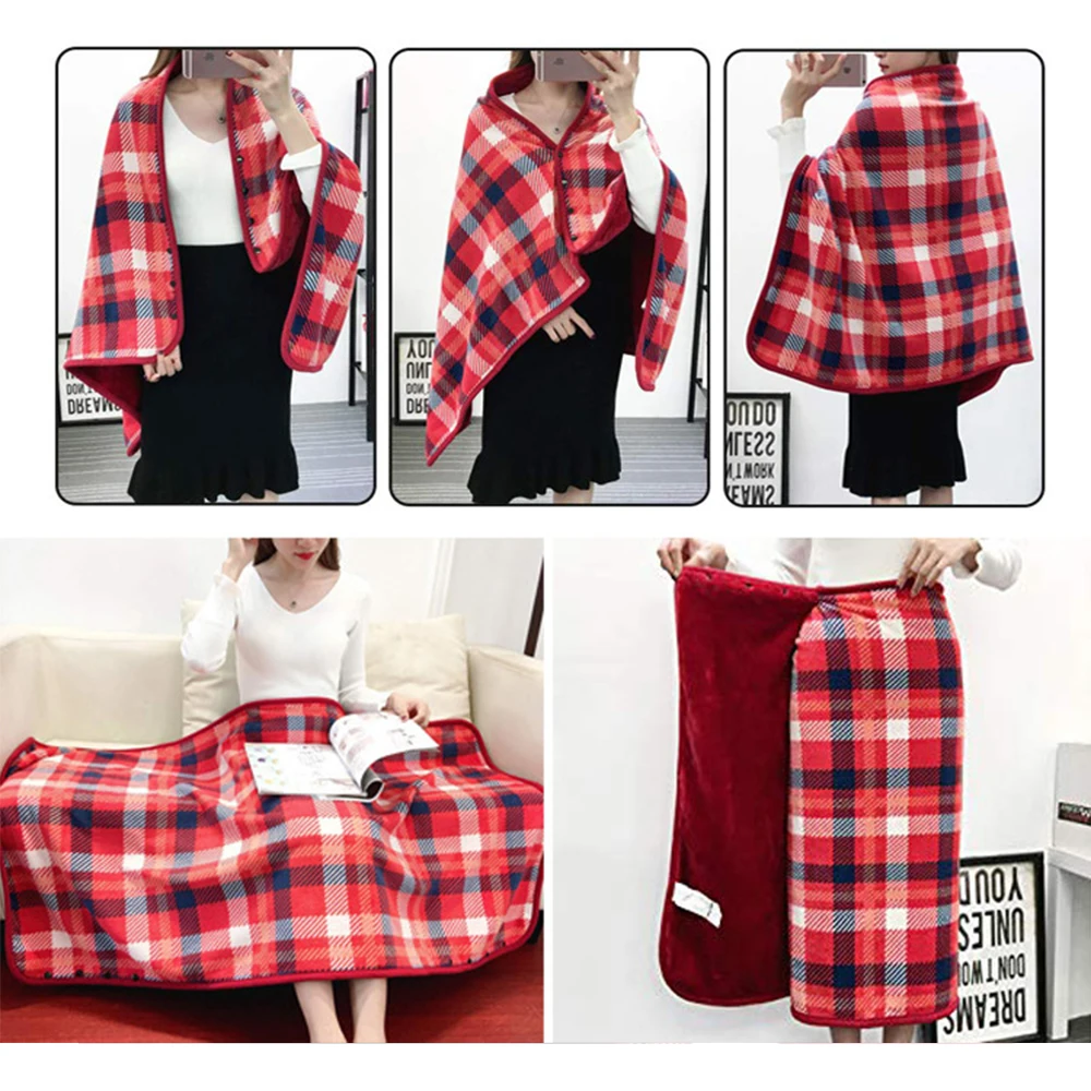 Многофункциональное фланелевое одеяло с гигроскопичным подогревом Двухслойное