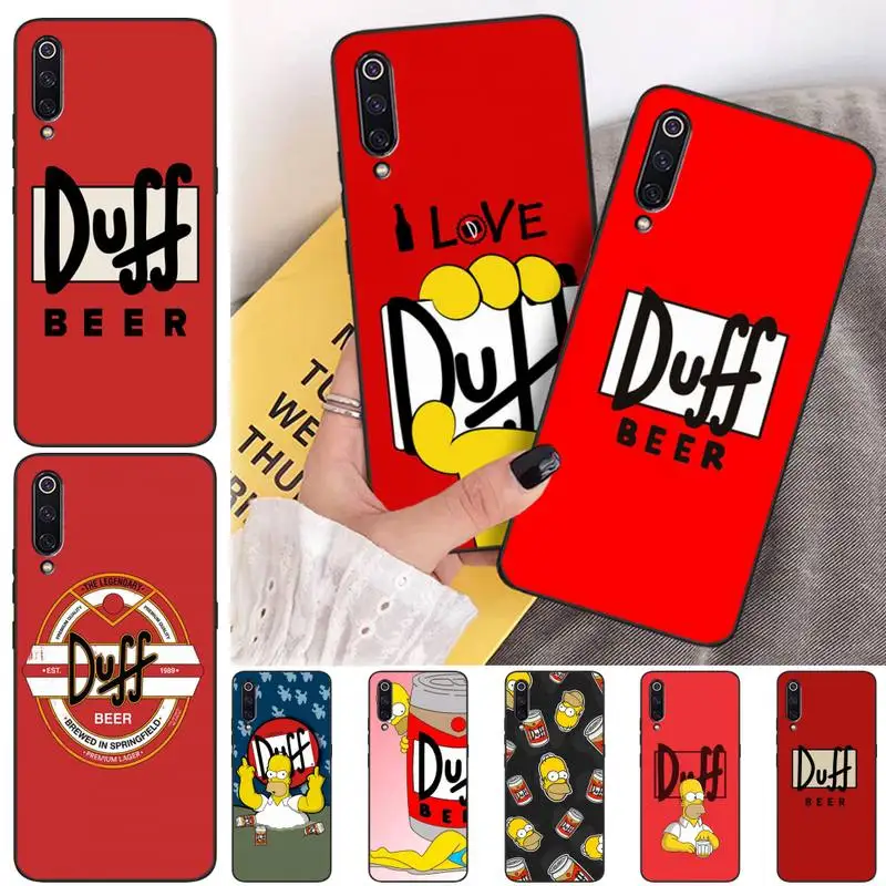

Duffes Beer Phone Case Funda For Xiaomi Mi Cc Note 7 8 8t 8es 9 9se 9a 10 10t 11 F1 MAX 2 3 Pro Lite Ultra