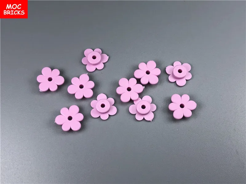 200 шт./лот MOC кирпичи сделай сам растительный цветок маленький стебель подходит